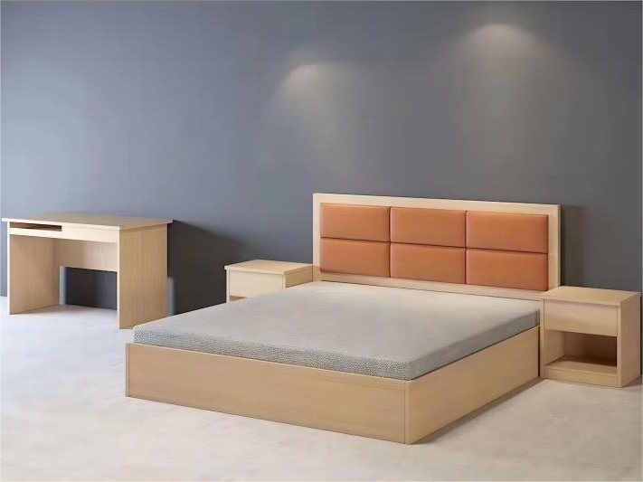公寓宿舍家具-單層床